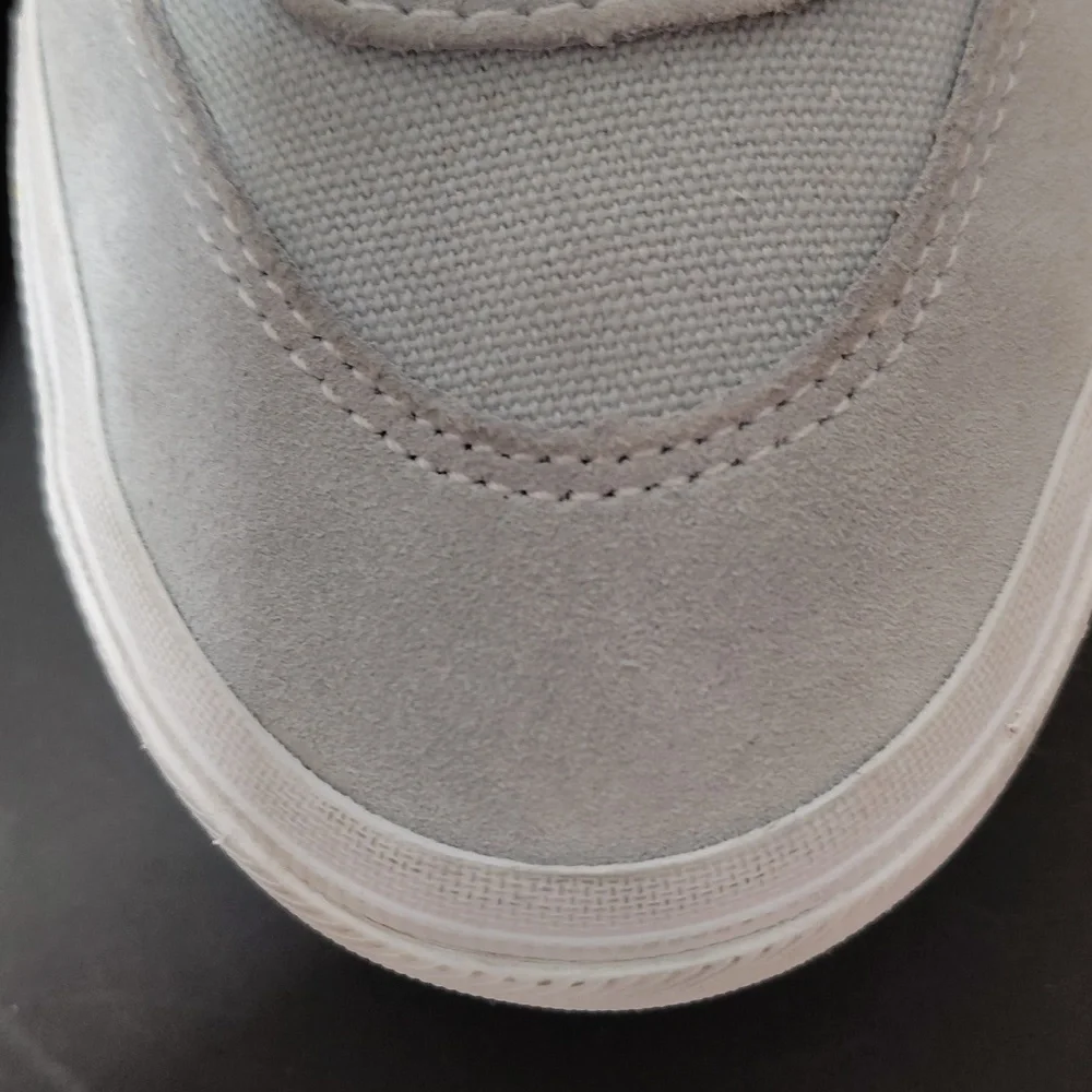 Vans Sneakers Mens Size 6 High Top Light Blue Suede/Canvas Skater Shoes Pop Cush - Picture 12 of 12